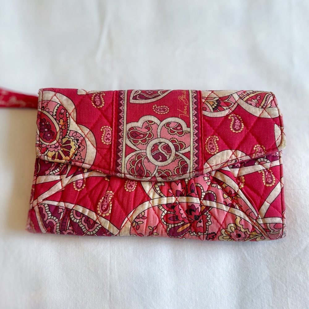 Vera Bradley Rosy Posies Pattern Wallet